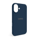 Чохол Full Silicone Case для Apple iPhone 16 deep navy (68)