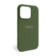 Чохол Full Silicone Case для Apple iPhone 16 Pro army green (45)