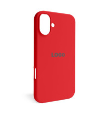 Чохол Full Silicone Case для Apple iPhone 16 Plus red (14)