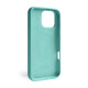 Чохол Full Silicone Case для Apple iPhone 16 Pro Max ice blue (21)