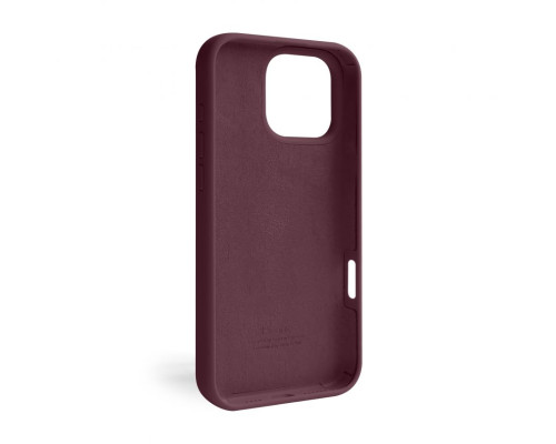 Чохол Full Silicone Case для Apple iPhone 16 Pro Max maroon (42)