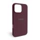 Чохол Full Silicone Case для Apple iPhone 16 Pro Max maroon (42)