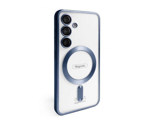 Чохол із функцією MagSafe для Samsung Galaxy S24/S921 (2024), S25/S931 (2025) dark blue (07) матовий TPS-2710000308287 2710000308287