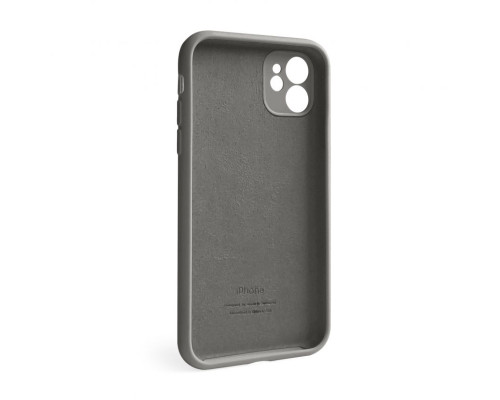 Чохол Full Silicone Case для Apple iPhone 11 dark brown (75) закрита камера