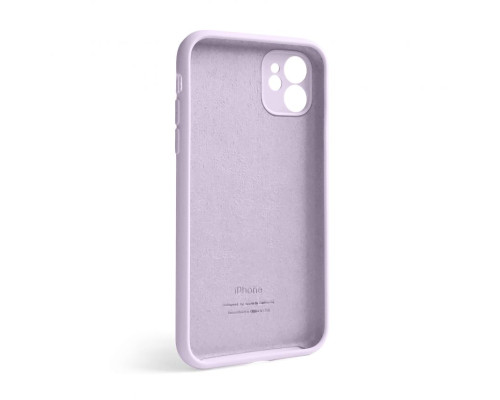 Чохол Full Silicone Case для Apple iPhone 12 lilac purple (72) закрита камера