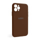 Чохол Full Silicone Case для Apple iPhone 11 Pro dark brown (75) закрита камера