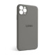 Чохол Full Silicone Case для Apple iPhone 11 Pro Max titanium grey (74) закрита камера