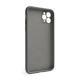 Чохол Full Silicone Case для Apple iPhone 11 Pro Max titanium grey (74) закрита камера