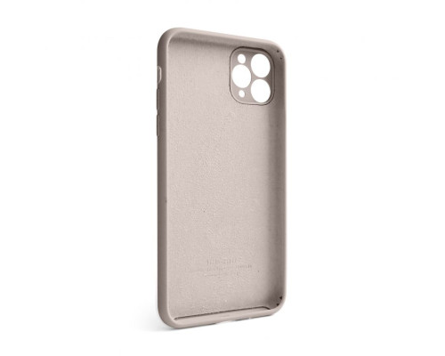 Чохол Full Silicone Case для Apple iPhone 11 Pro Max grey pink (73) закрита камера