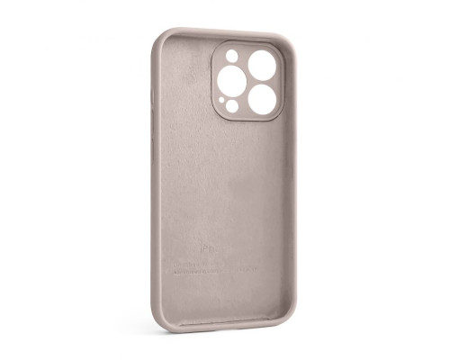 Чохол Full Silicone Case для Apple iPhone 13 Pro grey pink (73) закрита камера