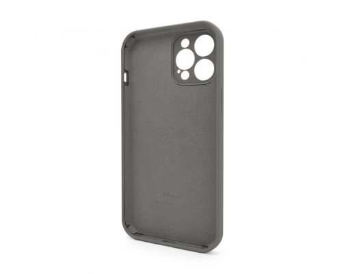 Чохол Full Silicone Case для Apple iPhone 12 Pro Max titanium grey (74) закрита камера