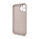 Чохол Full Silicone Case для Apple iPhone 12 Pro Max grey pink (73) закрита камера