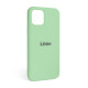 Чохол Full Silicone Case для Apple iPhone 12, 12 Pro pistachio (71)