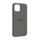 Чохол Full Silicone Case для Apple iPhone 12, 12 Pro titanium grey (74)