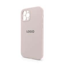 Чохол Full Silicone Case для Apple iPhone 12 Pro grey pink (73) закрита камера