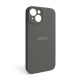 Чохол Full Silicone Case для Apple iPhone 14 titanium grey (74) закрита камера