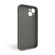 Чохол Full Silicone Case для Apple iPhone 14 titanium grey (74) закрита камера