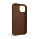 Чохол Full Silicone Case для Apple iPhone 14 dark brown (75) TPS-2710000313489 2710000313489