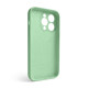 Чохол Full Silicone Case для Apple iPhone 14 Pro pistachio (71) закрита камера