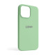 Чохол Full Silicone Case для Apple iPhone 14 Pro Max pistachio (71)