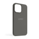 Чохол Full Silicone Case для Apple iPhone 14 Pro Max titanium grey (74)