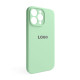 Чохол Full Silicone Case для Apple iPhone 14 Pro Max pistachio (71) закрита камера