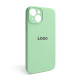 Чохол Full Silicone Case для Apple iPhone 15 pistachio (71) закрита камера