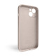 Чохол Full Silicone Case для Apple iPhone 15 grey pink (73) закрита камера