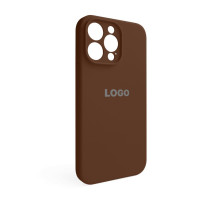 Чохол Full Silicone Case для Apple iPhone 15 Pro Max dark brown (75) закрита камера TPS-2710000314257 2710000314257