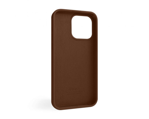 Чохол Full Silicone Case для Apple iPhone 15 Pro Max dark brown (75) TPS-2710000314189 2710000314189