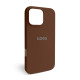 Чохол Full Silicone Case для Apple iPhone 16 Pro Max dark brown (75) TPS-2710000314462 2710000314462