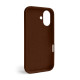 Чохол Full Silicone Case для Apple iPhone 16 dark brown (75) TPS-2710000314325 2710000314325