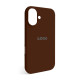 Чохол Full Silicone Case для Apple iPhone 16 dark brown (75) TPS-2710000314325 2710000314325