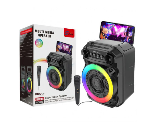 Портативна колонка ZQS6166 12W black TPS-2710000315636 2710000315636