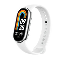 Ремінець для Xiaomi Mi Band 8, 9 Original Design white (01) TPS-2710000317357 2710000317357