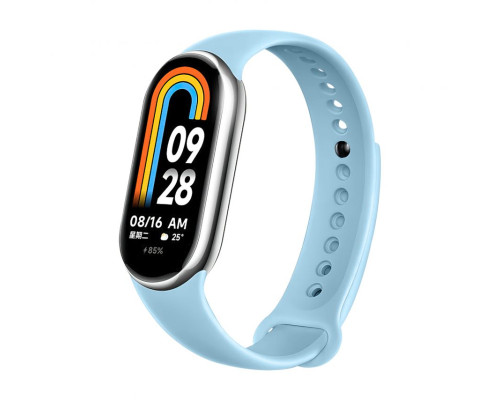 Ремінець для Xiaomi Mi Band 8, 9 Original Design light blue (09) TPS-2710000317432 2710000317432