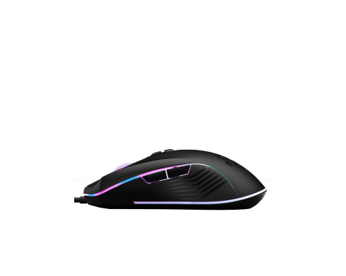 Мишка дротова XO M3 RGB ігрова black