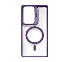 Чохол з функцією MagSafe для Samsung Galaxy S24/S921 (2024) з підставкою та захистом для камер violet (2) TPS-2710000318712 2710000318712