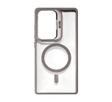 Чохол з функцією MagSafe для Samsung Galaxy S25/S931 (2025) з підставкою та захистом для камер light grey (6) TPS-2710000318842 2710000318842