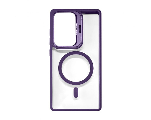 Чохол з функцією MagSafe для Samsung Galaxy S25 Ultra/S938 (2025) з підставкою та захистом для камер violet (2) TPS-2710000318866 2710000318866