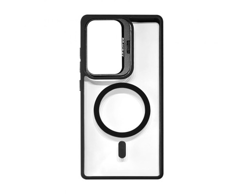 Чохол з функцією MagSafe для Samsung Galaxy S25 Ultra/S938 (2025) з підставкою та захистом для камер black (3) TPS-2710000318873 2710000318873