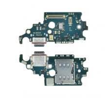 Шлейф (нижня плата) для Samsung Galaxy S21/G991B (2021) з роз'ємом зарядки, Sim-карти та мікрофоном High Quality TPS-2710000321095 2710000321095