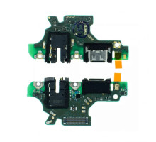 Шлейф (нижня плата) для Huawei P30 Lite з роз'ємом зарядки, гарнітури та мікрофоном Original Quality TPS-2710000321316 2710000321316