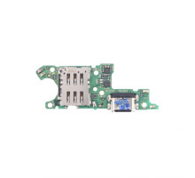 Шлейф (нижня плата) для Huawei Honor X9A з роз'ємом зарядки, Sim-карти та мікрофоном Original Quality TPS-2710000321347 2710000321347