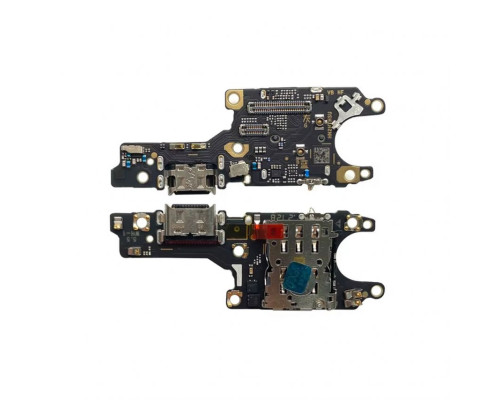 Шлейф (нижня плата) для Huawei Honor 50 з роз'ємом зарядки, Sim-карти та мікрофоном Original Quality TPS-2710000321361 2710000321361