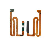 Шлейф для Samsung Galaxy A12/A125 (2020), M12/M125 (2021) з кнопкою включення та зі сканером відбитка пальця black High Quality TPS-2710000321682 2710000321682