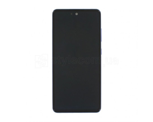 Дисплей (LCD) для Samsung Galaxy A52 4G/A525, A52 5G/A526 (2021) з тачскріном та рамкою violet Service Original (PN:GH82-25524C) TPS-2710000218173