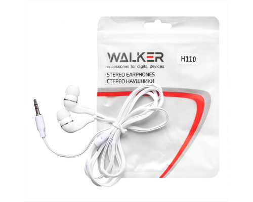 Навушники WALKER H110 white (тех.пак.)