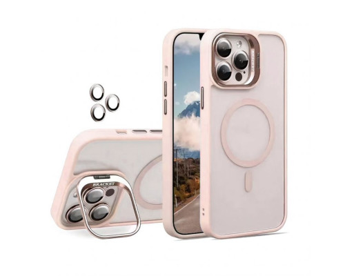 Чохол з функцією MagSafe для Apple iPhone 12 Pro Max з підставкою та захистом для камер pink (10) TPS-2710000325512 2710000325512