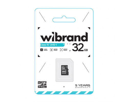 Карта пам'яті Wibrand MicroSDHC 32GB UHS-I Class 10 TPS-2710000326083 2710000326083